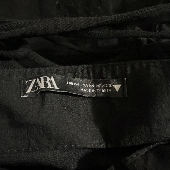 COPY - Zara puff sleeve linen mini dress - Picture 13 of 14